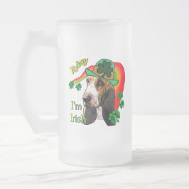 Basset Hound St Patricks Day Kaffeetasse