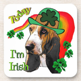 Basset Hound St Patricks Day Untersetzer