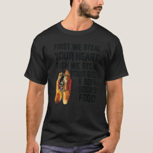 Basset Hound stehlen Ihr Herz stehlen Bett und S T-Shirt