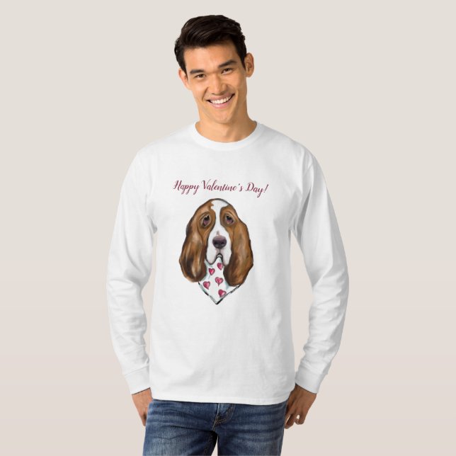 Basset Hound T-Shirt (Vorne ganz)