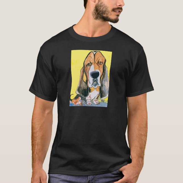 Basset Hound T-Shirt (Vorderseite)