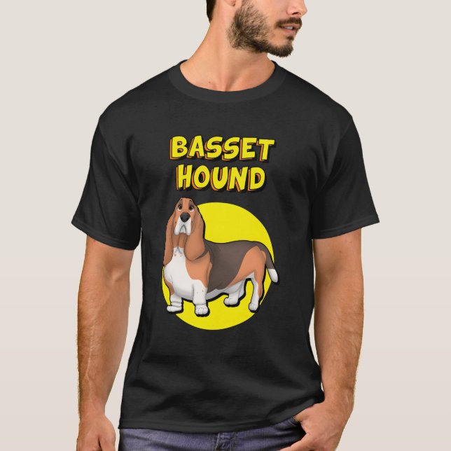 Basset Hound T-Shirt (Vorderseite)