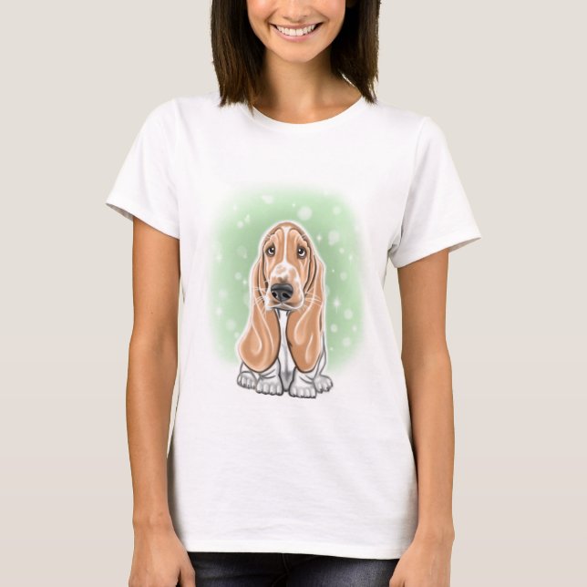 Basset Hound T-Shirt (Vorderseite)