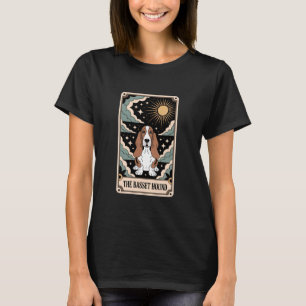 Basset Hound Tarotkarte Halloween T-Shirt