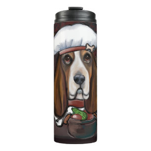BASSET HOUND THERMOSBECHER