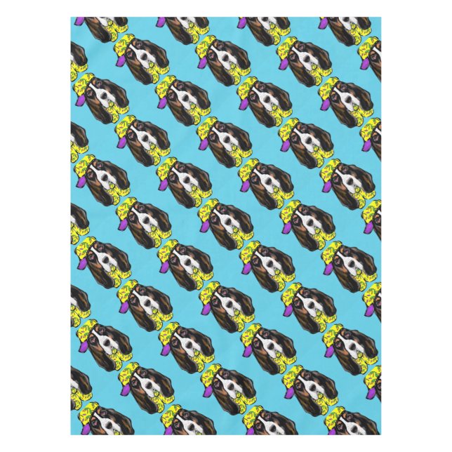 Basset Hound Tischdecke (Vorderseite)