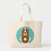 Basset Hound Tote Bag