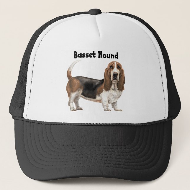Basset Hound Truckerkappe (Vorderseite)