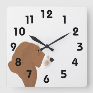 Basset Hound Uhr