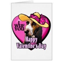 Basset Hound Valentinstag