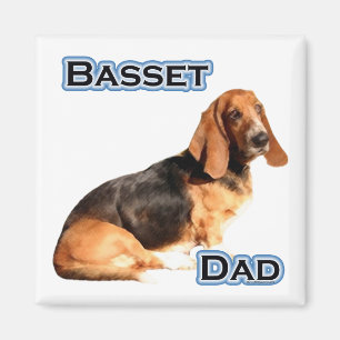 Basset Hound Vater 4 - Magnet