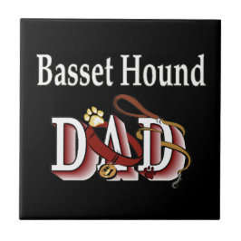 Basset Hound Vater Fliese