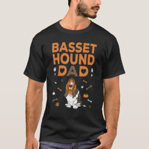 Basset Hound Vater Funny Basset Hound Vater Eigent T-Shirt