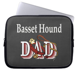Basset Hound Vater Laptopschutzhülle