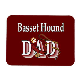 Basset Hound Vater Magnet