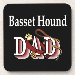 Basset Hound Vater Untersetzer