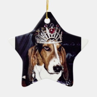 Basset Hound-Verzierung Keramik Ornament