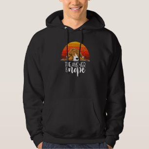 Basset Hound Vintag 8 Hoodie