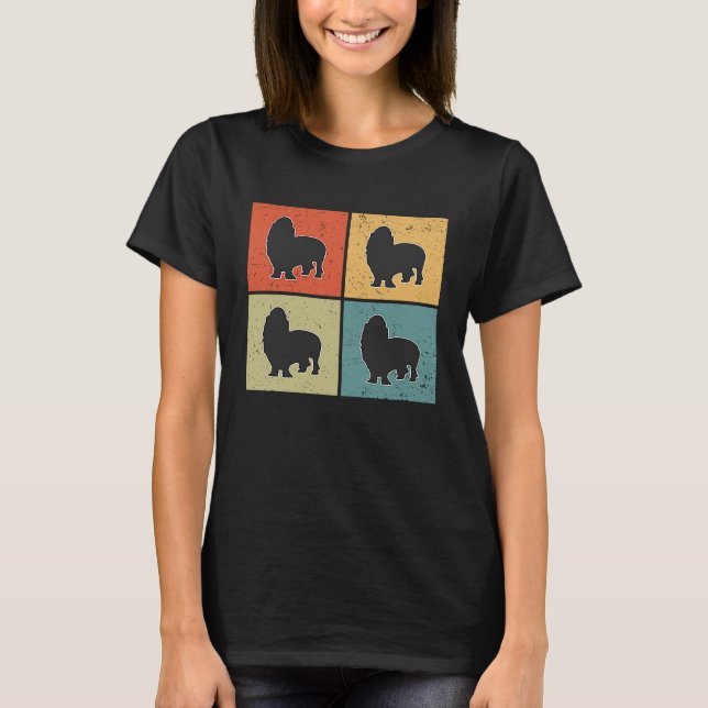 Basset Hound Vintage  3 T-Shirt (Vorderseite)