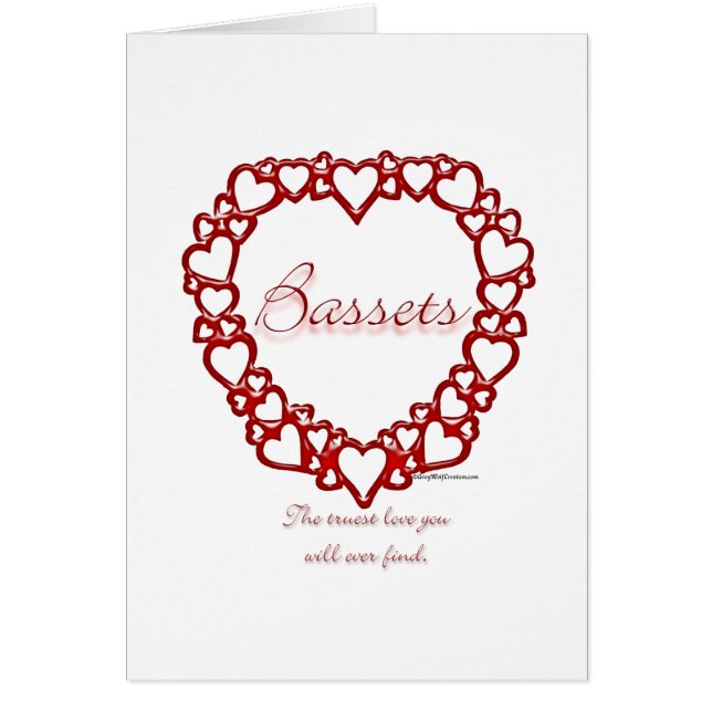 Basset Hound Wahre Liebe (Vorne)
