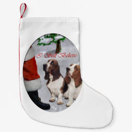 Basset Hound Weihnachten Kleiner Weihnachtsstrumpf
