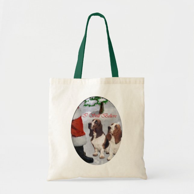 Basset Hound Weihnachtsgeschenke Tragetasche (Vorne)
