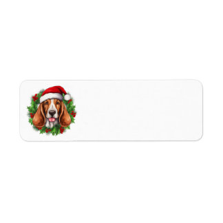 Basset Hound Weihnachtskranz