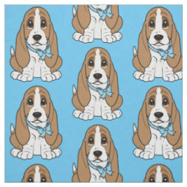 Basset Hound-Welpe Stoff