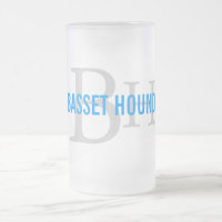 Basset Hound-Zucht-Monogramm-Entwurf