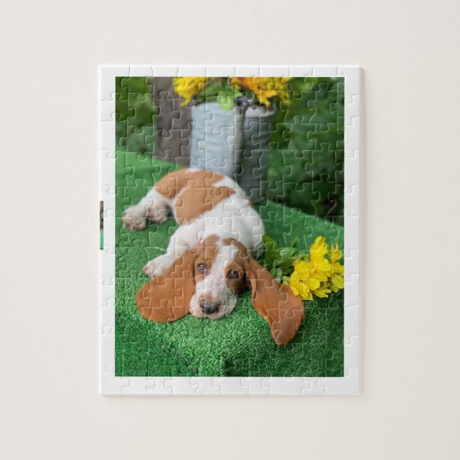 Basset-Hund-Puzzle Puzzle (Vertikal)