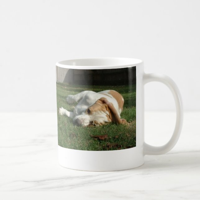 Basset-Jagdhund-Kaffee-Tasse Tasse (Rechts)