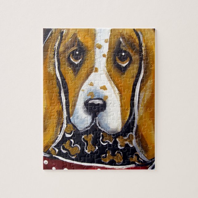 BASSETT HOUND KOCH PUZZLE (Vertikal)