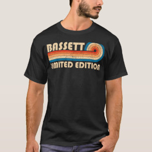BASSETT Nachname Retro Vintag 80er 90s Geburtstags T-Shirt