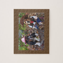 Bassetwelpenpuzzlespiel Puzzle