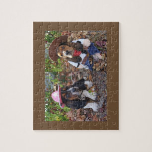 Bassetwelpenpuzzlespiel Puzzle