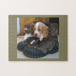 Bassetwelpenpuzzlespiel Puzzle