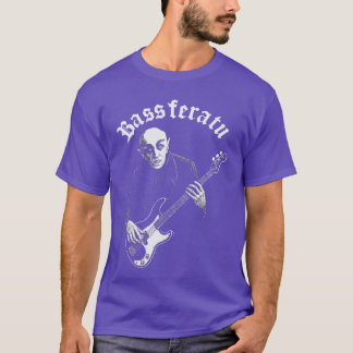 Bassferatu Gothic Horror Bass-Gitarre Spieler Hall T-Shirt