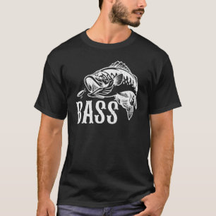 Bassfisch Aquarienliebhaber Aquaristik Grafik T-Shirt
