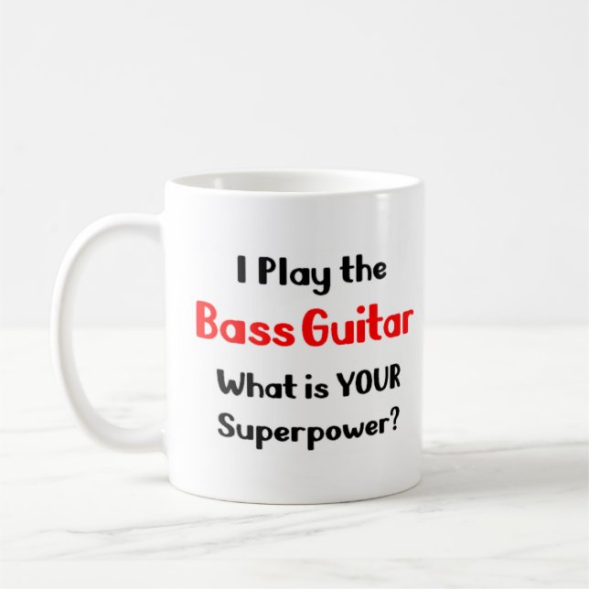 Bassgitarre Kaffeetasse (Links)