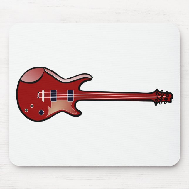 Bassgitarre Mousepad (Vorne)