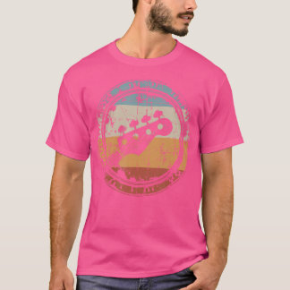 Bassgitarrenkopf für Bassisten und Bassspieler T-Shirt