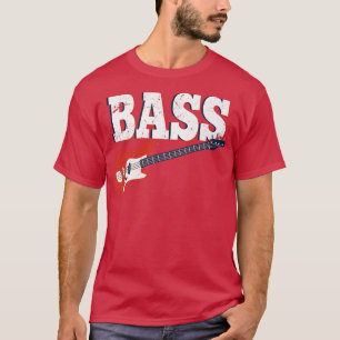 Bassgitarrist der Musikband Bassgitarre T-Shirt