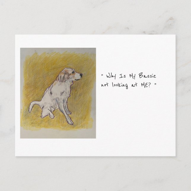 Bassie Postkarte (Vorderseite)