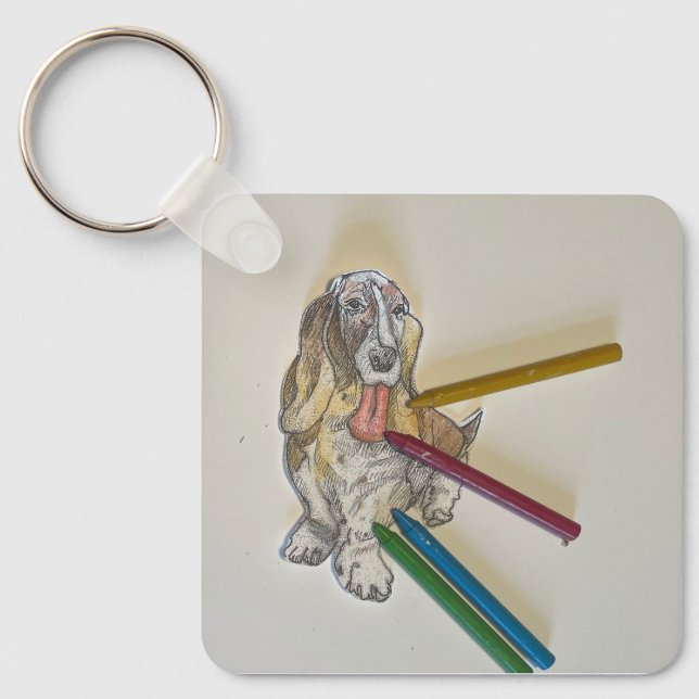 Bassie Schlüsselanhänger (Vorderseite)