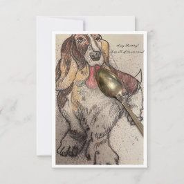 Bassie's Geburtstagskarte Dankeskarte