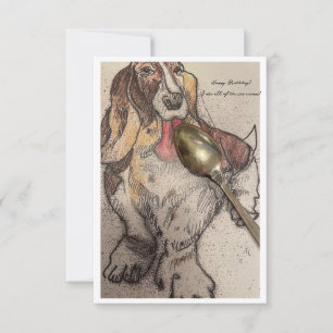 Bassie's Geburtstagskarte Dankeskarte