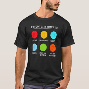 Bassist Eye Test Electric Bass Gitarrenspieler T-Shirt