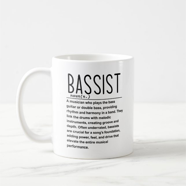 Bassist Kaffeetasse (Links)
