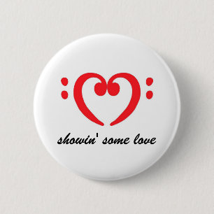 Bassist-Liebeknopf Button