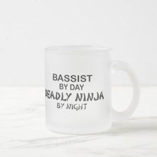 Bassist tödliches Ninja bis zum Nacht Mattglastasse